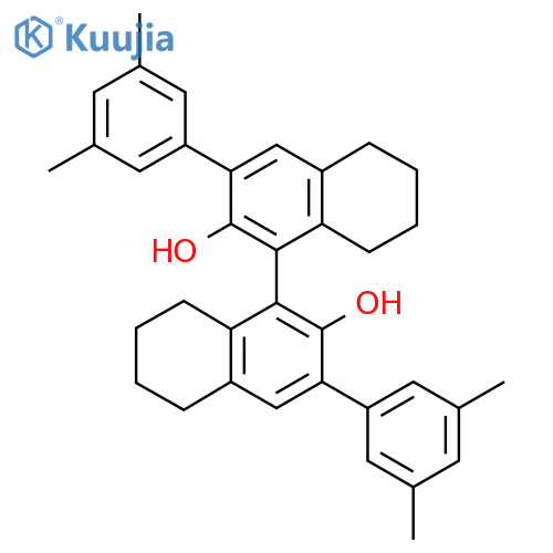 (R)-3,3'-Bis(3,5-dimethylphenyl)-5,5',6,6',7,7',8,8'-octahydro-1,1'-bi-2,2'-naphthol structure