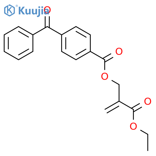 Benzoic acid, 4-benzoyl-, 2-(ethoxycarbonyl)-2-propen-1-yl ester structure