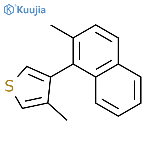Thiophene, 3-methyl-4-(2-methyl-1-naphthalenyl)- structure
