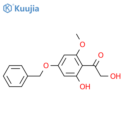 1-[4-(Benzyloxy)-2-hydroxy-6-methoxyphenyl]-2-hydroxyethan-1-one structure