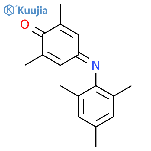 2,5-Cyclohexadien-1-one, 2,6-dimethyl-4-[(2,4,6-trimethylphenyl)imino]- structure