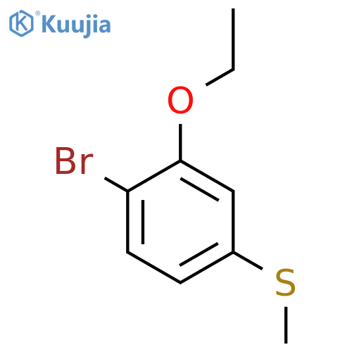 1-Bromo-2-ethoxy-4-(methylsulfanyl)benzene structure