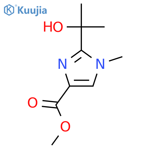 2-(1-hydroxy-1-methylethyl)-1-methyl-1H-Imidazole-4-carboxylic acid methyl ester structure