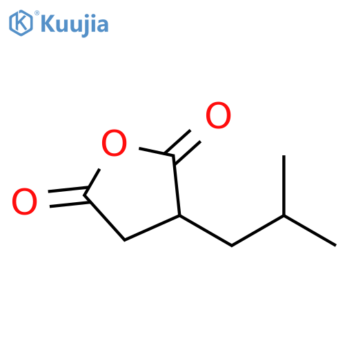 3-(2-methylpropyl)oxolane-2,5-dione structure