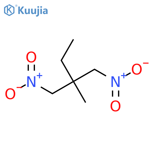 2-Methyl-1-nitro-2-(nitromethyl)butane structure