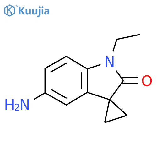 5'-Amino-1'-ethylspiro[cyclopropane-1,3'-indolin]-2'-one structure