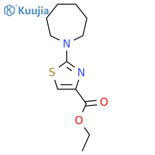 Ethyl 2-(azepan-1-yl)thiazole-4-carboxylate structure
