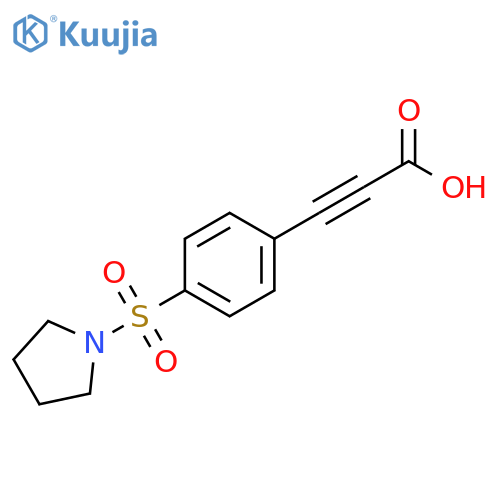 [4-(Pyrrolidine-1-sulfonyl)-phenyl]-propynoic acid structure