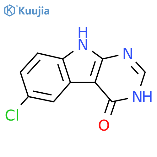 6-Chloro-3H-pyrimido4,5-Bindol-4(9h)-one structure