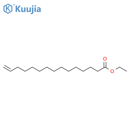 Ethyl 14-pentadecenoate structure
