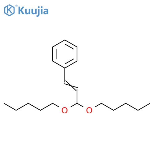 Benzene, [3,3-bis(pentyloxy)-1-propenyl]- structure