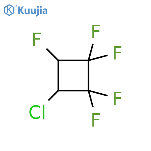 1H,2H-1-Chloroperfluorocyclobutane structure