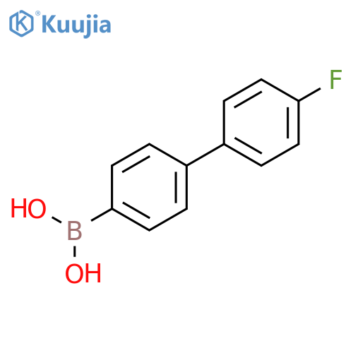 4-(4-fluorophenyl)phenylboronicacid structure