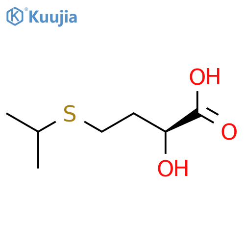 BUTANOIC ACID, 2-HYDROXY-4-[(1-METHYLETHYL)THIO]-, (S)- structure