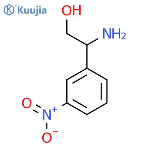 2-amino-2-(3-nitrophenyl)ethan-1-ol structure