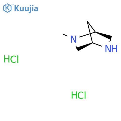 (1R,4R)-2-methyl-2,5-diazabicyclo[2.2.1]heptane dihydrochloride structure