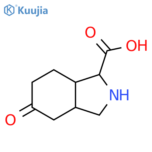 5-oxo-octahydro-1H-isoindole-1-carboxylic acid structure