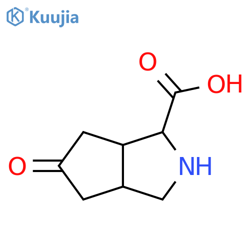 5-Oxo-octahydro-cyclopenta[c]-pyrrole-1-carboxylic acid structure