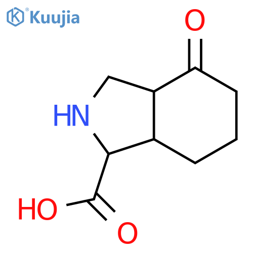 4-oxo-octahydro-1H-isoindole-1-carboxylic acid structure