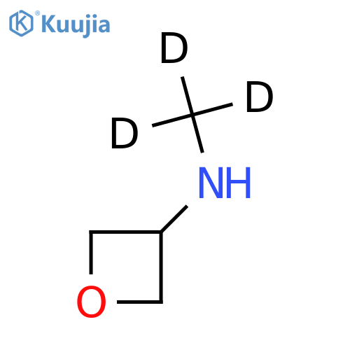 N-(trideuteriomethyl)oxetan-3-amine structure