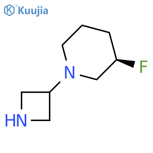 (3R)-1-(azetidin-3-yl)-3-fluoro-piperidine structure