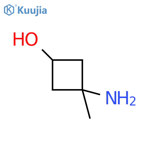 3-amino-3-methylcyclobutan-1-ol structure