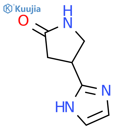 2-Pyrrolidinone, 4-(1H-imidazol-2-yl)- structure