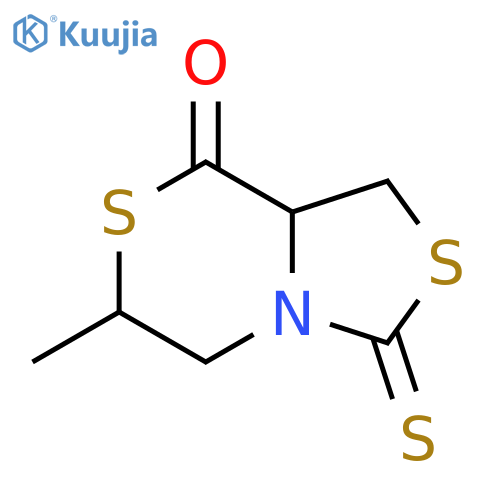 3H,8H-Thiazolo[4,3-c][1,4]thiazin-8-one, tetrahydro-6-methyl-3-thioxo- structure