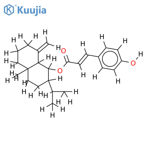 (+)-junenol coumarate structure