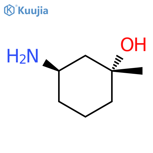 (1R,3R)-3-Amino-1-methyl-cyclohexanol structure