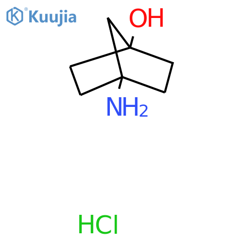 4-Aminobicyclo[2.2.1]heptan-1-ol hydrochloride structure
