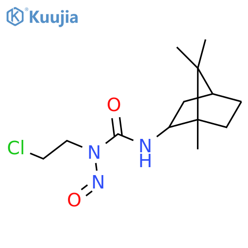 Urea,N-(2-chloroethyl)-N-nitroso-N'-(1,7,7-trimethylbicyclo[2.2.1]hept-2-yl)- structure