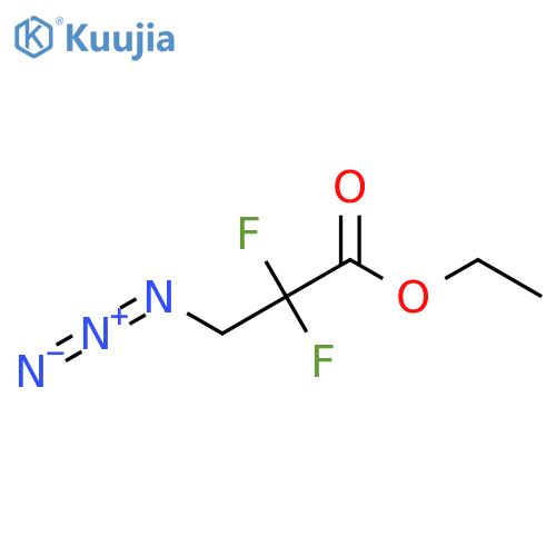 Ethyl 3-azido-2,2-difluoropropanoate structure
