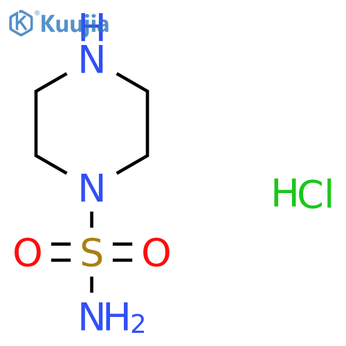 Piperazine-1-sulfonamide hydrochloride structure