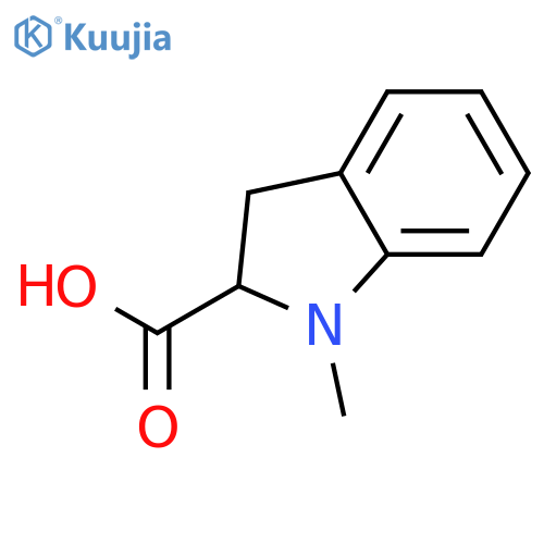 1H-Indole-2-carboxylicacid,2,3-dihydro-1-methyl-(9CI) structure