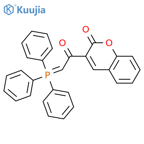 2H-1-Benzopyran-2-one, 3-[(triphenylphosphoranylidene)acetyl]- structure