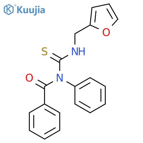 Benzamide, N-[[(2-furanylmethyl)amino]thioxomethyl]-N-phenyl- structure