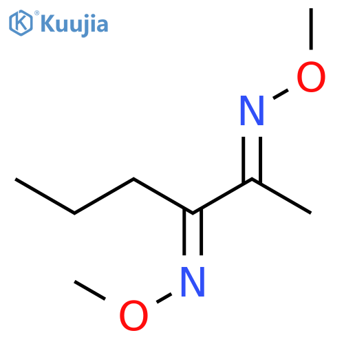 2,3-Hexanedione, bis(O-methyloxime), (E,E)- structure