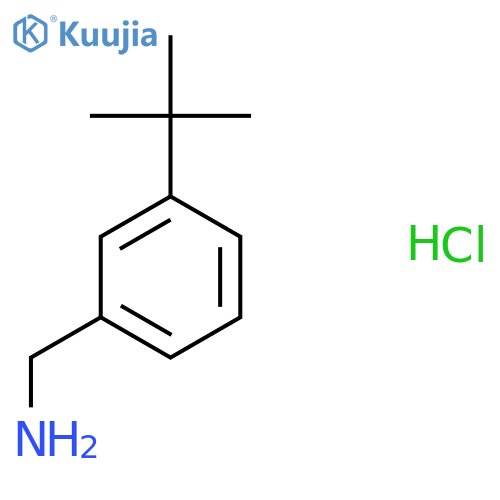 1-(3-tert-Butylphenyl)methanamine structure
