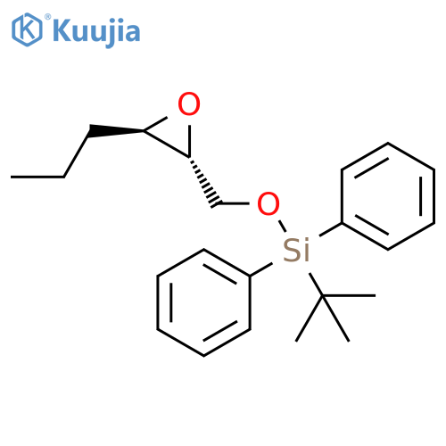 Silane, (1,1-dimethylethyl)diphenyl[(3-propyloxiranyl)methoxy]-, trans- structure