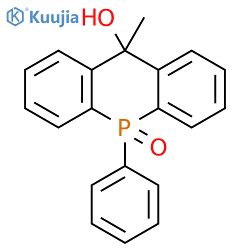 10-Acridophosphinol, 5,10-dihydro-10-methyl-5-phenyl-, 5-oxide structure