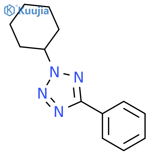 2H-Tetrazole, 2-cyclohexyl-5-phenyl- structure