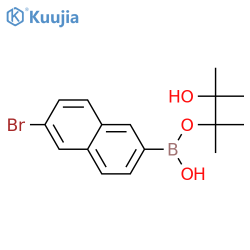 2-(6-Bromo-2-naphthalenyl)-4,4,5,5-tetramethyl-1,3,2-dioxaborolane structure