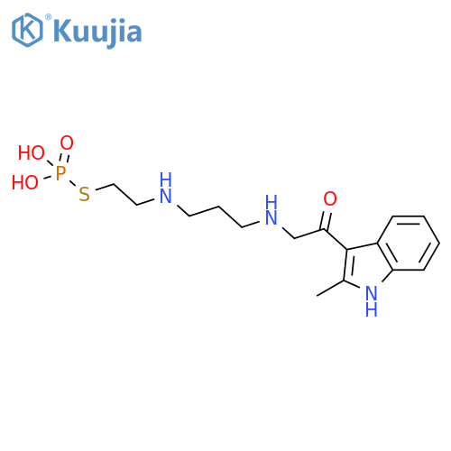 2-Thia-5,9-diaza-1-phosphaundecan-11-one, 1,1-dihydroxy-11-(2-methyl-1H-indol-3-yl)-, 1-oxide (9CI) structure