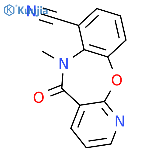 Pyrido[2,3-b][1,5]benzoxazepine-7-carbonitrile,5,6-dihydro-6-methyl-5-oxo- structure