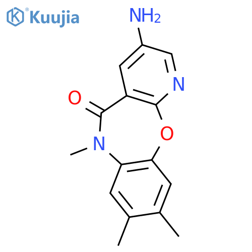 Pyrido[2,3-b][1,5]benzoxazepin-5(6H)-one,3-amino-6,8,9-trimethyl- structure