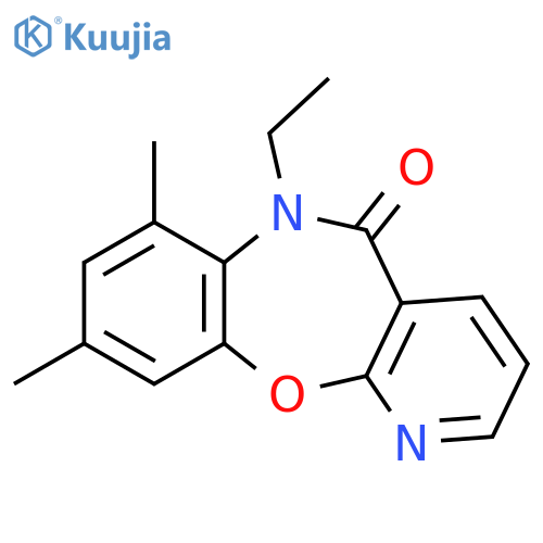 6-ethyl-7,9-dimethylpyrido[2,3-b][1,5]benzoxazepin-5(6H)-one structure