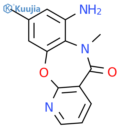 7-amino-6,9-dimethylpyrido[2,3-b][1,5]benzoxazepin-5(6H)-one structure