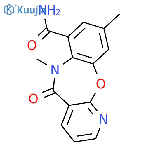 Pyrido[2,3-b][1,5]benzoxazepine-7-carboxamide,5,6-dihydro-6,9-dimethyl-5-oxo- structure