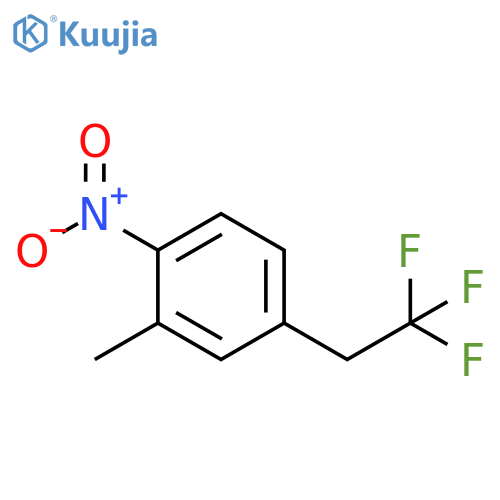 2-Methyl-1-nitro-4-(2,2,2-trifluoroethyl)benzene structure